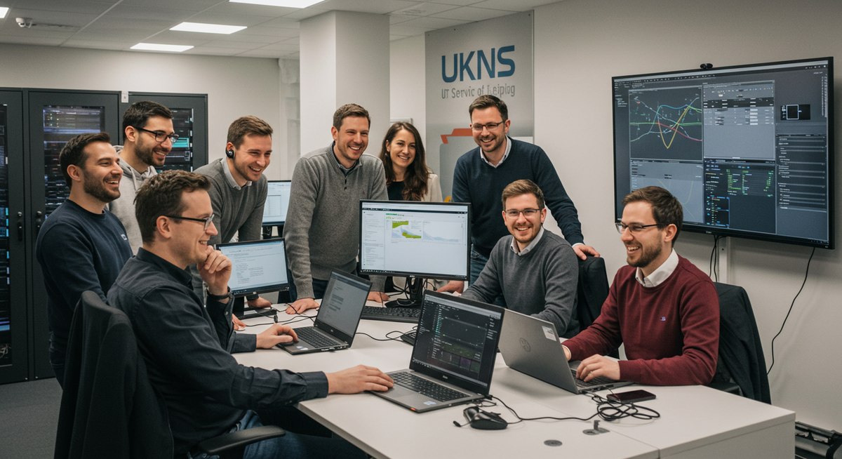 Das Team von UKNS IT-Premium Services in Leipzig - Ihr zukünftiger Arbeitgeber