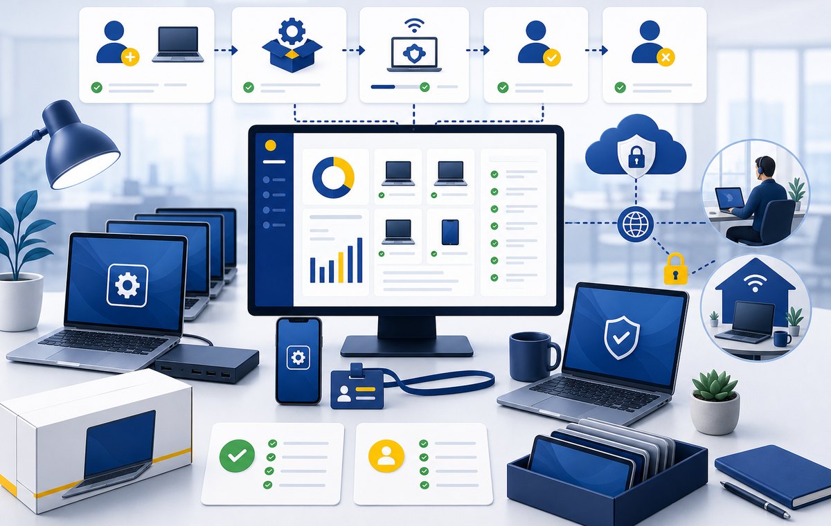 Visuelle Übersicht zu Mobile Device Management Leipzig