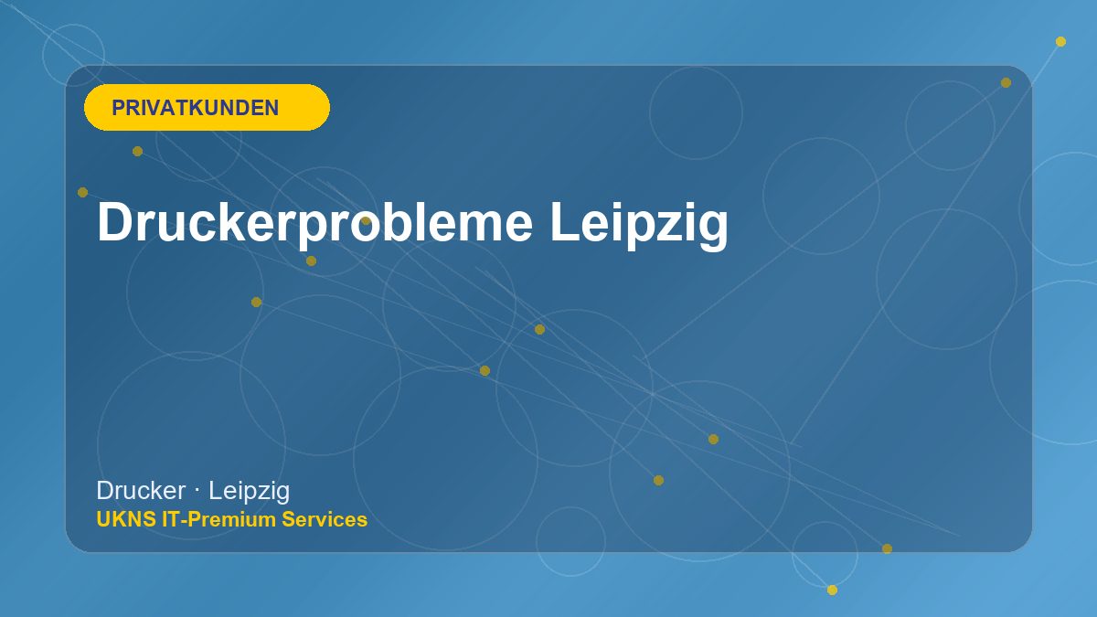Druckerprobleme Leipzig bei UKNS in Leipzig