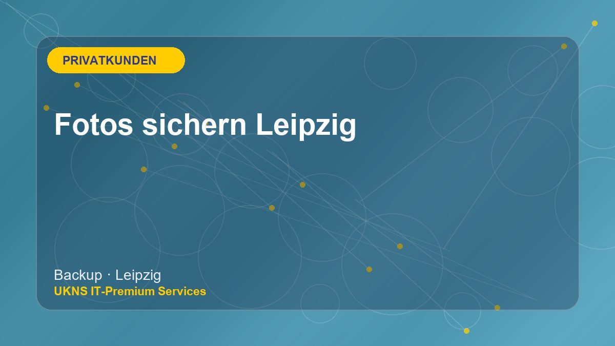 Fotos sichern Leipzig bei UKNS in Leipzig