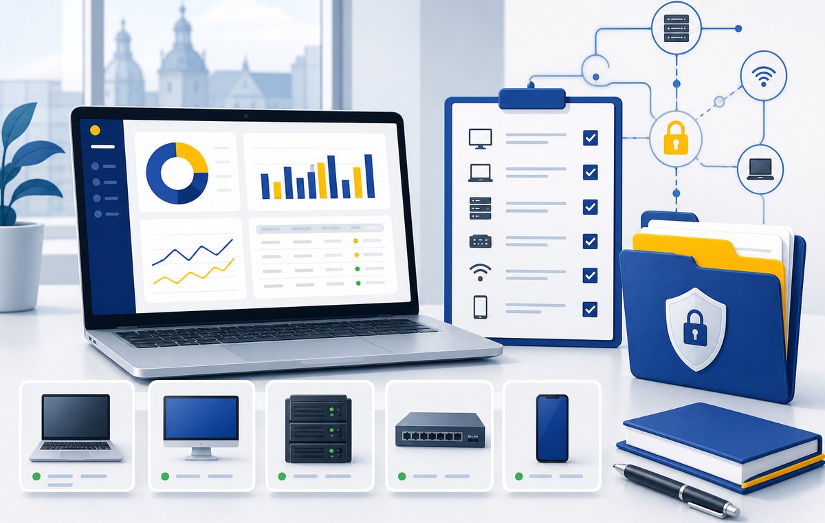 Visuelle Übersicht zu IT-Dokumentation & Asset Management Leipzig