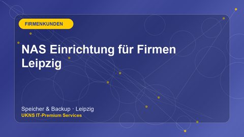 NAS Einrichtung für Firmen Leipzig