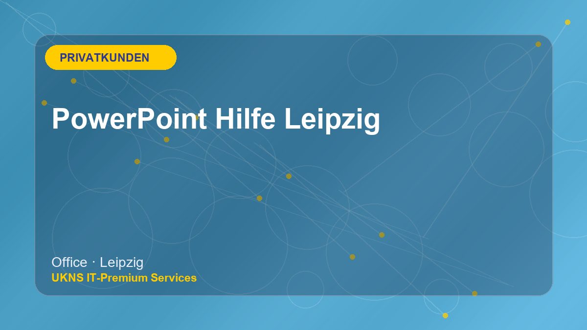 PowerPoint Hilfe Leipzig bei UKNS in Leipzig