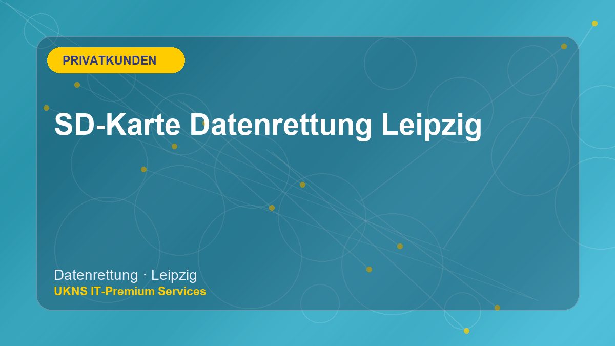 SD-Karte Datenrettung Leipzig bei UKNS in Leipzig
