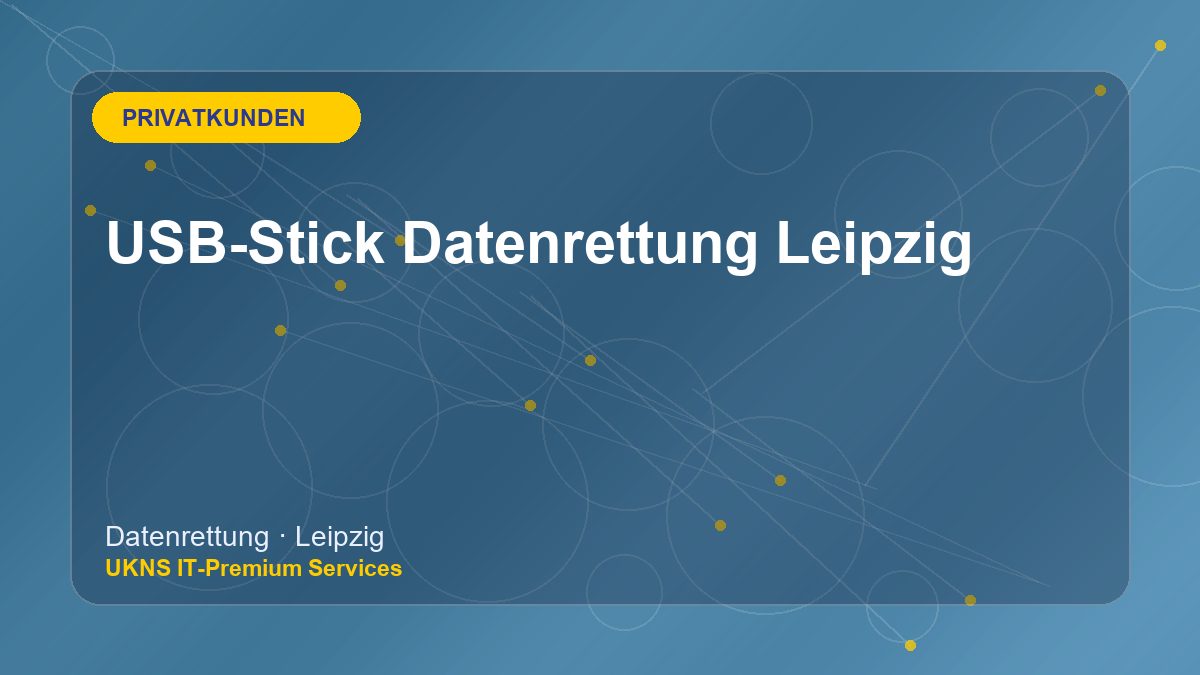 USB-Stick Datenrettung Leipzig bei UKNS in Leipzig