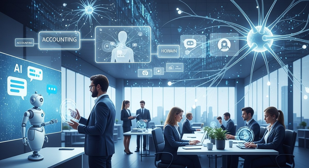 Abstrakte Visualisierung von künstlicher Intelligenz und neuronalen Netzen in Leipzig
