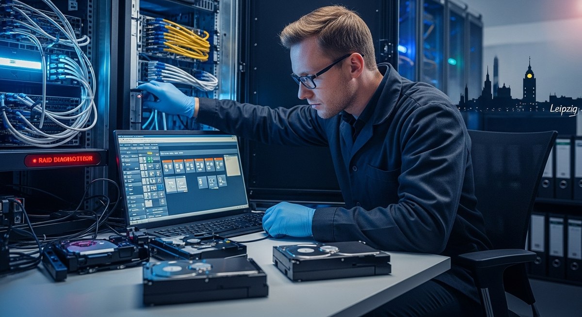 Symbolbild für Server-Datenrettung von RAID-Systemen in Leipzig